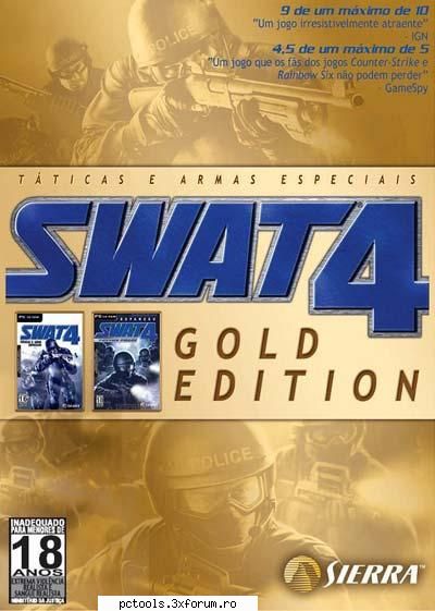 swat gold edition irrational modern date: apr 2006 matureesrb blood, intense violence, strong